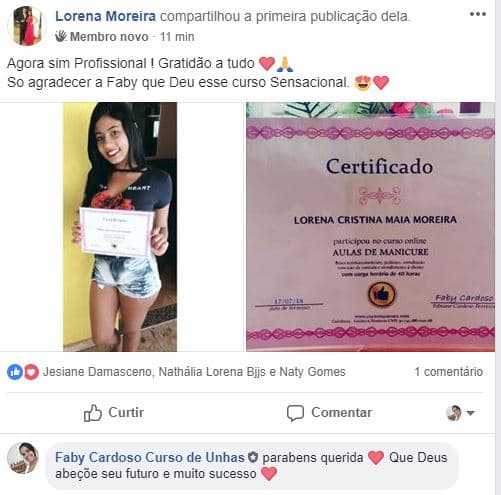 Depoimento de aluna 11